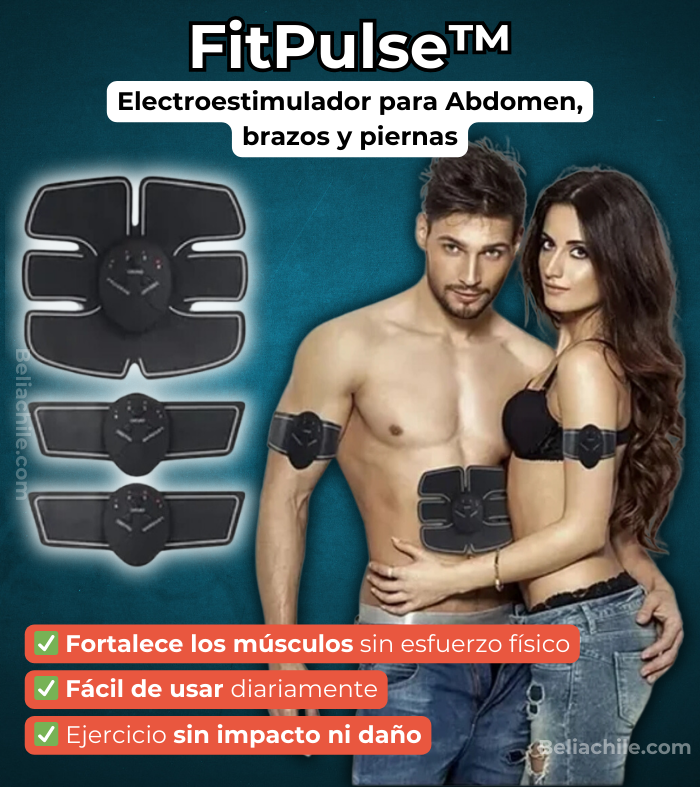 FitPulse™: Electroestimulador para Abdomen, brazos y piernas