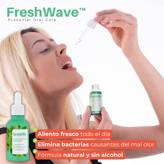 FreshWave™: Gotas Contra el Mal Aliento